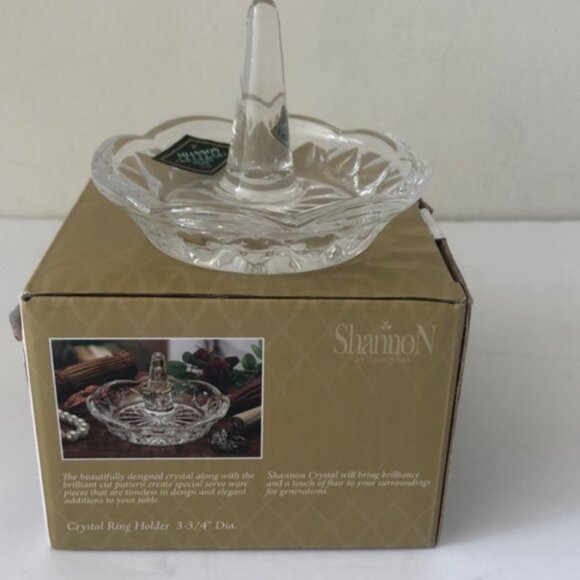 Shannon Crystal Glass Ring Jewelry Holder Display Stand - Picture 5 of 11